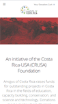 Mobile Screenshot of amigosofcostarica.org